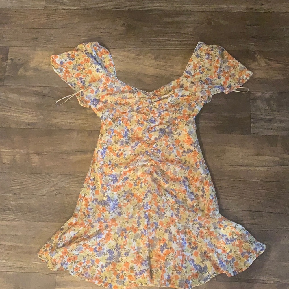 ASTR so smitten rouched mini dress